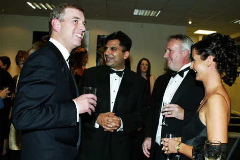 Energy Plus Management Ltd hosting champagne reception for HRH The Duke of York at Legends of Sport Awards 2003. Energy Plus Management Ltd hosting champagne reception for HRH The Duke of York at Legends of Sport Awards 2003.