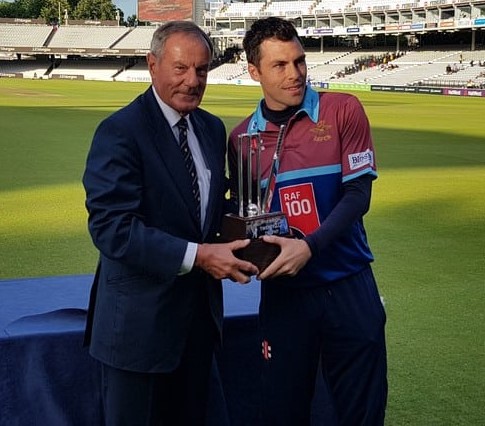 2018 Twenty20 Inter Services Cricket Tournament 2018 RAF Winners of the Twenty20 Inter Services Cricket Tournament Energy Plus Trophy Presentation