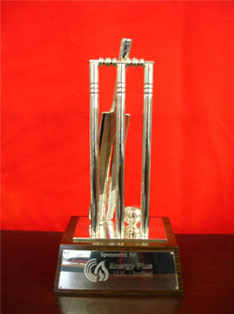 Energy Plus Management Ltd Trophy for the Inter Services Twenty20 Competition. Energy Plus Management Ltd Trophy for the Tri Services 20/20 Competition.